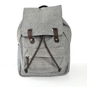 Everlane Modern Snap Backpack - Gray Denim